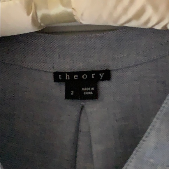 Theory Chambray Linen Dress size 2. - Picture 2 of 3